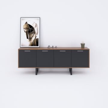 Kabin Ceviz+Antrasit