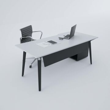 Nova 80cm Alt Etajerli Çalışma Masası 140x80 - Beyaz