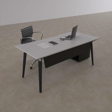 Nova 80cm Alt Etajerli Çalışma Masası 140x80 - Beyaz