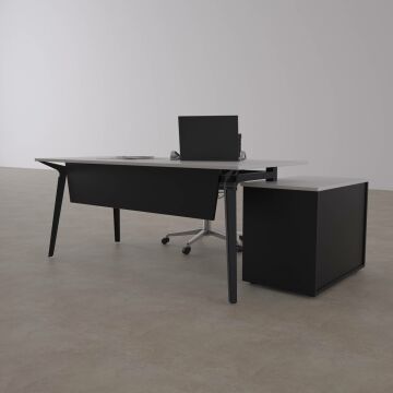 Nova 80cm Alt Etajerli Çalışma Masası 140x80 - Beyaz