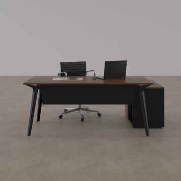 Nova 80cm Alt Etajerli Çalışma Masası 140x80 - Ceviz