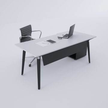 Nova 80cm Alt Etajerli Çalışma Masası 160x80 - Beyaz