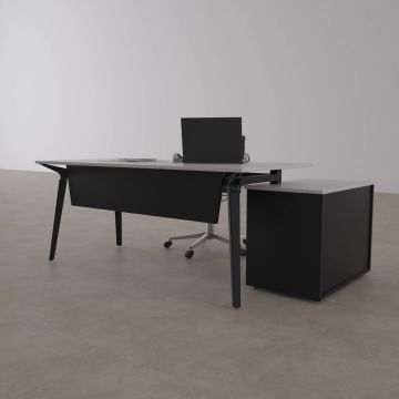 Nova 80cm Alt Etajerli Çalışma Masası 200x80 - Beyaz