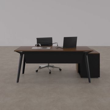 Nova 80cm Alt Etajerli Çalışma Masası 200x80 - Ceviz