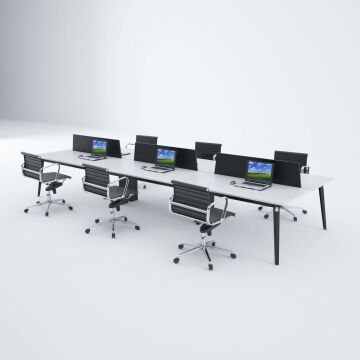 Nova Altılı Çalışma Masası 300x140 - Beyaz