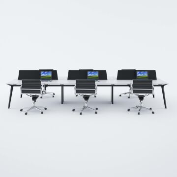 Nova Altılı Çalışma Masası 300x140 - Beyaz