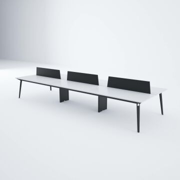 Nova Altılı Çalışma Masası 300x140 - Beyaz