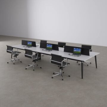 Nova Altılı Çalışma Masası 300x140 - Beyaz