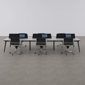 Nova Altılı Çalışma Masası 300x140 - Beyaz