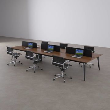 Nova Altılı Çalışma Masası 360x140 - Ceviz