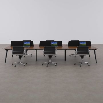 Nova Altılı Çalışma Masası 360x140 - Ceviz