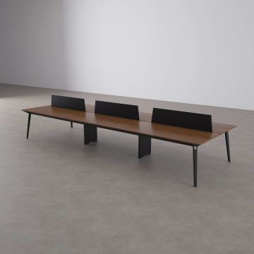 Nova Altılı Çalışma Masası 420x140 - Ceviz