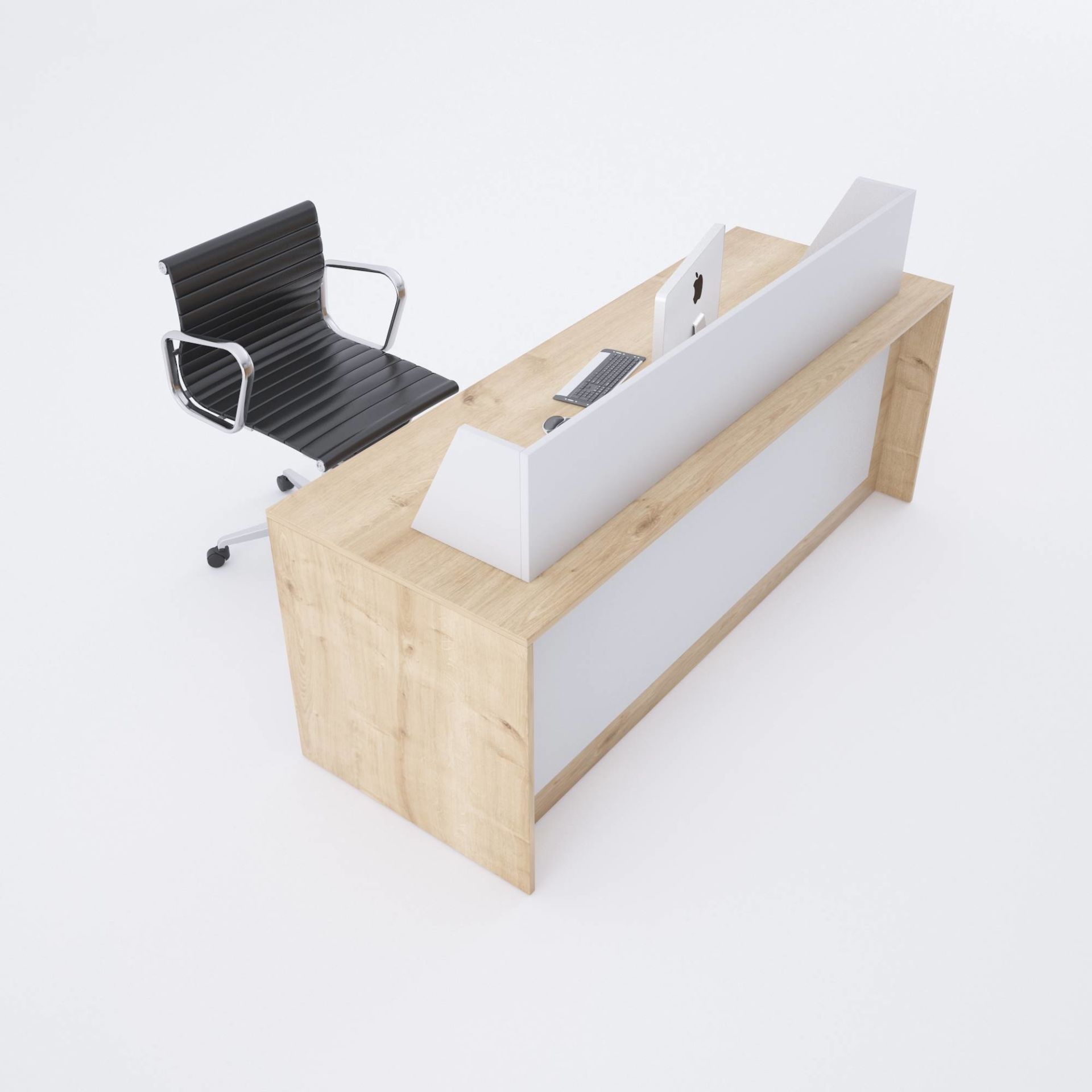 Banko 5 180 - Meşe+Beyaz