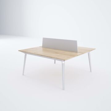 Nova İkili Çalışma Masası 100x140 - Meşe