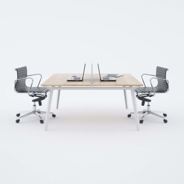 Nova İkili Çalışma Masası 100x140 - Meşe