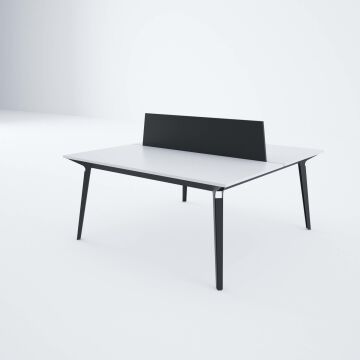 Nova İkili Çalışma Masası 200x140 - Beyaz