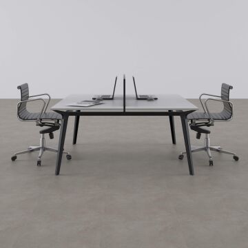 Nova İkili Çalışma Masası 200x140 - Beyaz