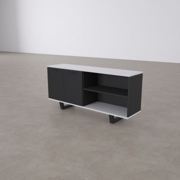 Aleos Dolap Beyaz+Antrasit