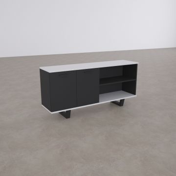 Aleos Dolap Beyaz+Antrasit