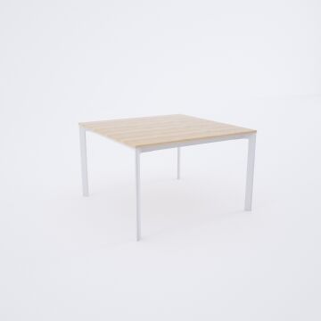 Five Kare Toplantı Masası S 110x110 - Meşe