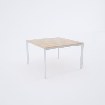 Five Kare Toplantı Masası S 120x120 - Meşe