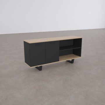 Aleos Dolap Meşe+Antrasit