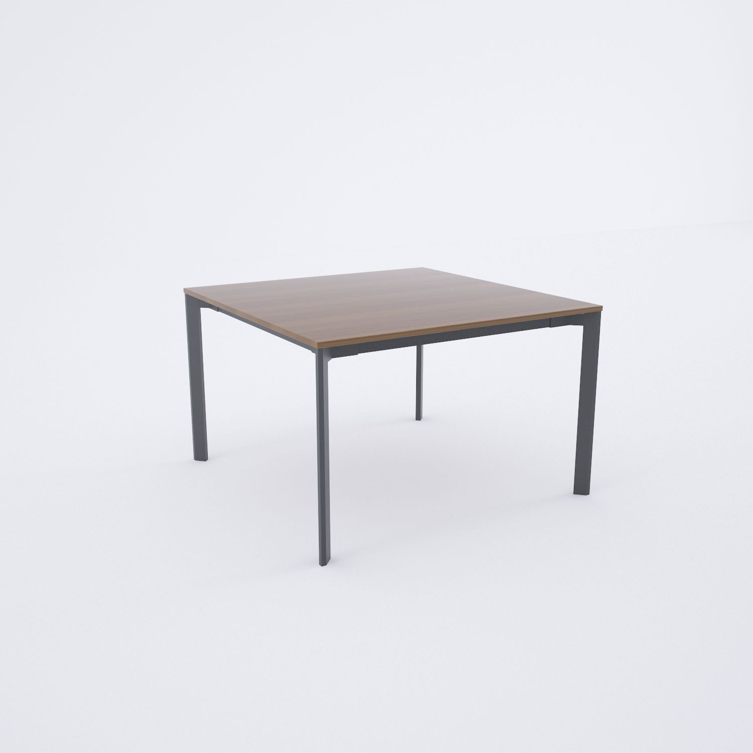 Five Kare Toplantı Masası S 100x100 - Ceviz