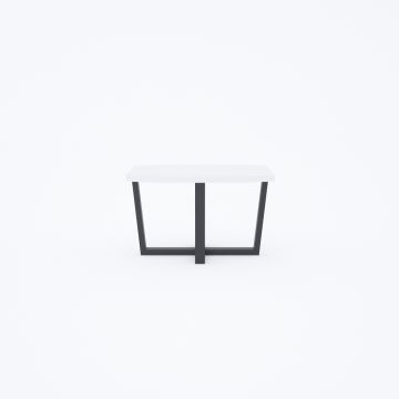 Aleos Sehpa Beyaz+Antrasit