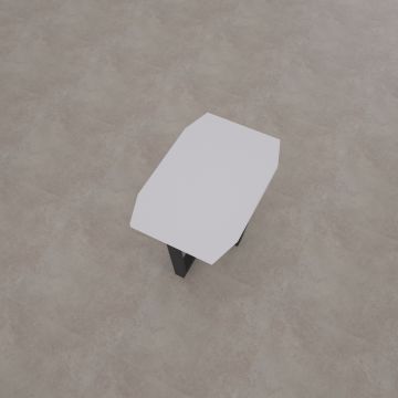 Aleos Sehpa Beyaz+Antrasit