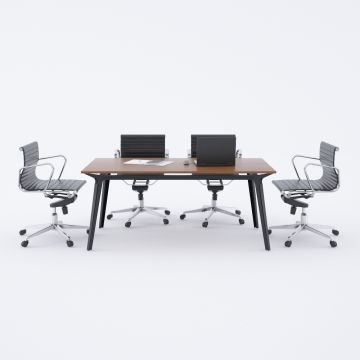 Nova Toplantı Masası M 140x80 - Ceviz