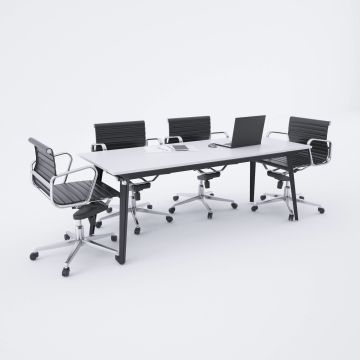 Nova Toplantı Masası M 160x80 - Beyaz