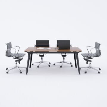 Nova Toplantı Masası M 160x80 - Ceviz