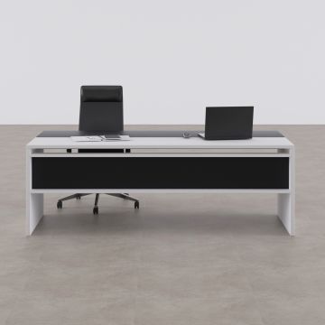 Rectan Yönetici Masası 160x90 - Beyaz+Antrasit