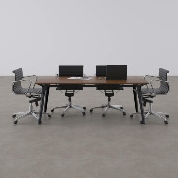 Nova Toplantı Masası M 200x80 - Ceviz