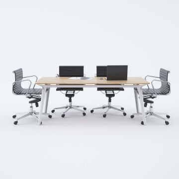 Nova Toplantı Masası M 200x80 - Meşe