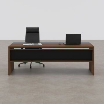 Rectan Yönetici Masası 180x90 - Ceviz+Antrasit