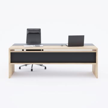 Rectan Yönetici Masası 180x90 - Meşe+Antrasit