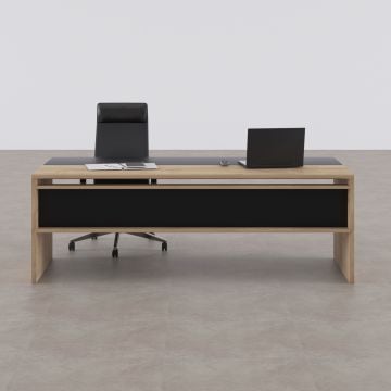 Rectan Yönetici Masası 180x90 - Meşe+Antrasit