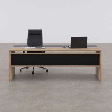 Rectan Yönetici Masası 200x90 - Meşe+Antrasit