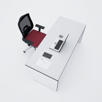 Panel Çalışma Masası Beyaz - 160x80