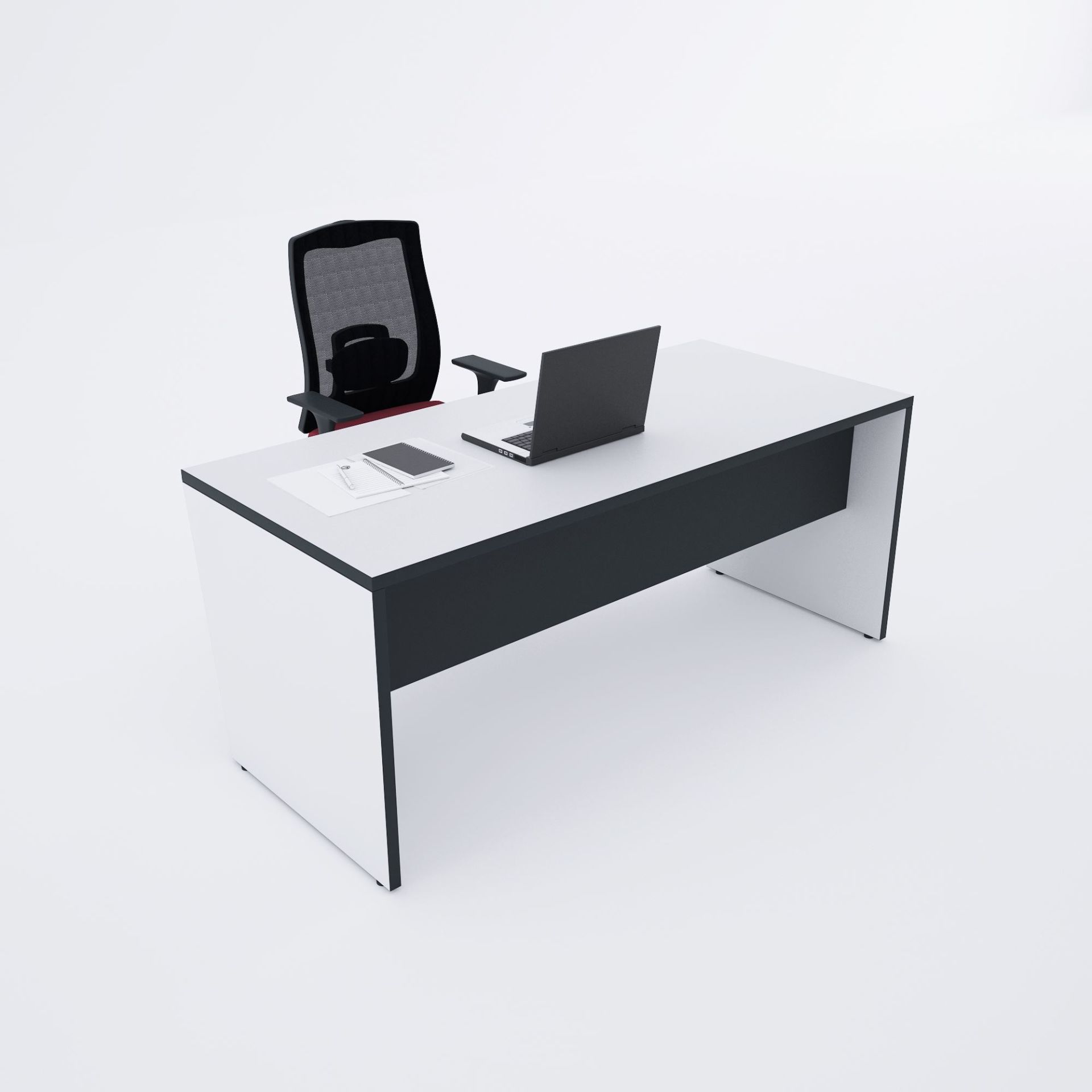 Panel Çalışma Masası Beyaz - 200x80