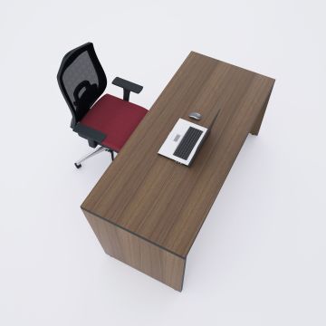 Panel Çalışma Masası Ceviz - 180x80