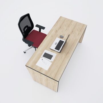 Panel Çalışma Masası Meşe - 140x80