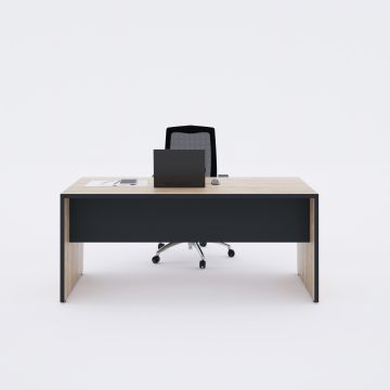 Panel Çalışma Masası Meşe - 160x80