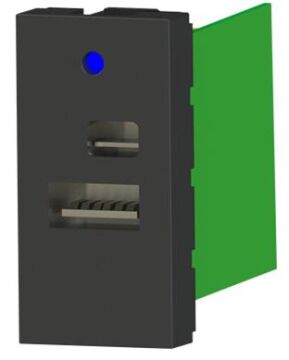Priz, Data ve Usb Modülleri Usb+Type-c Şarj