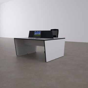 Panel İkili Çalışma Masası 160x140 - Beyaz