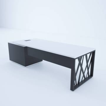 Karm Kısa Alt Etajerli Yönetici Masası