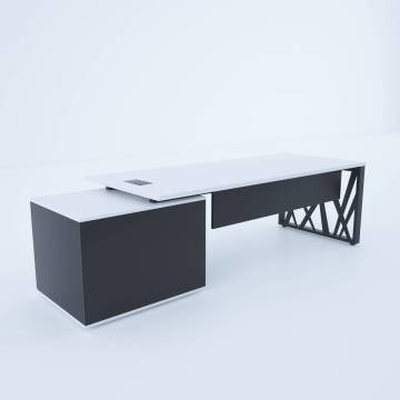 Karm Kısa Alt Etajerli Yönetici Masası