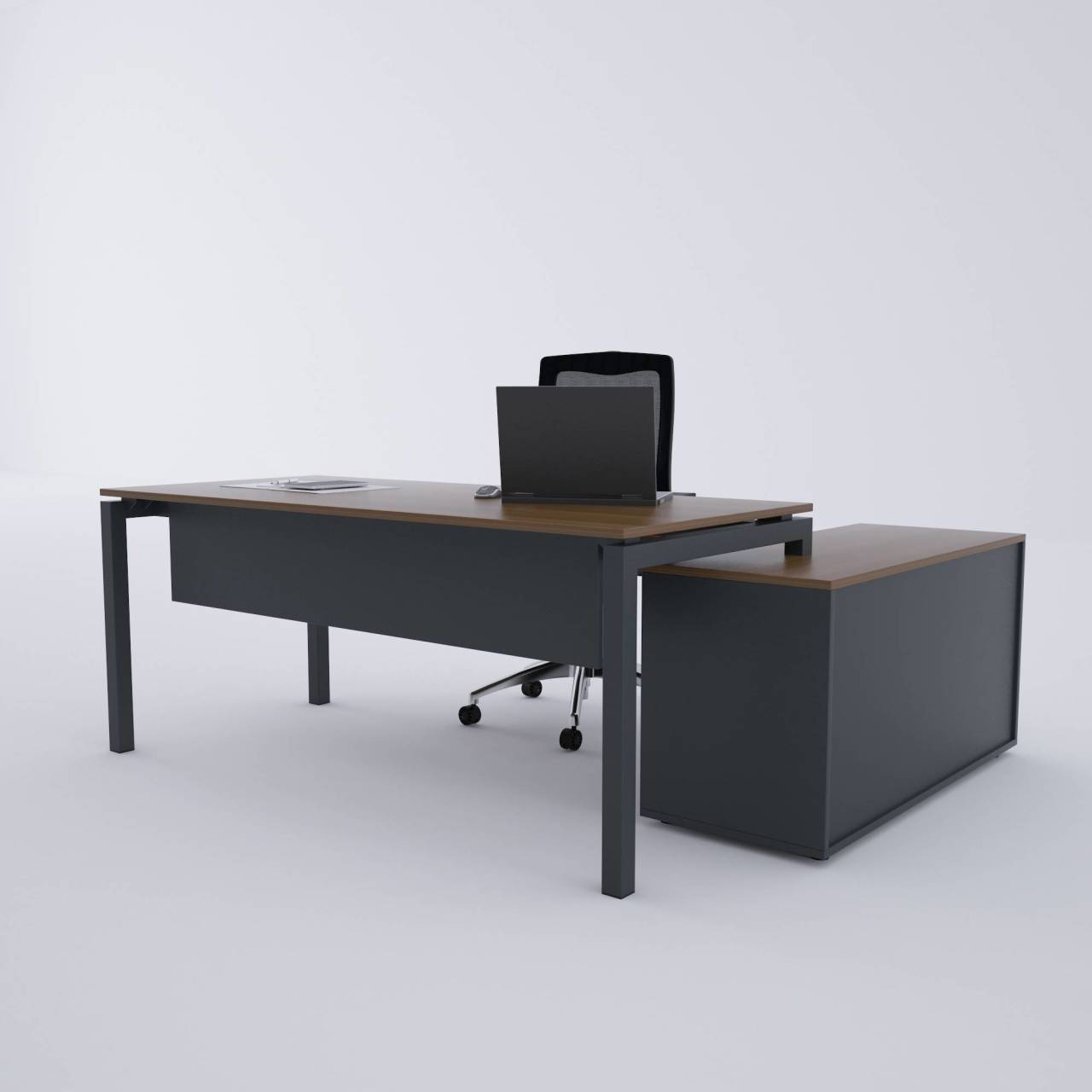 Cube-40 120cm Alt Etajerli Çalışma Masası