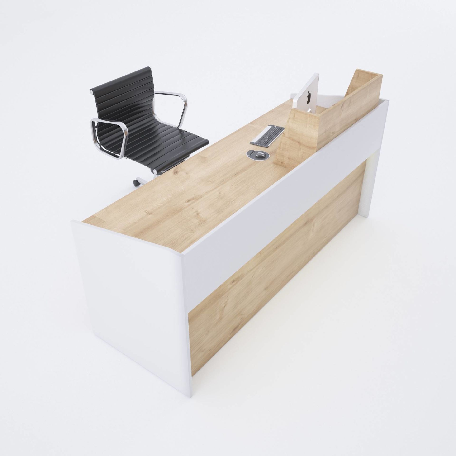 Banko 3 120 - Meşe+Beyaz